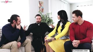 Corrupt Matriarchy - Blowjob & Facial Threesome with MILFs