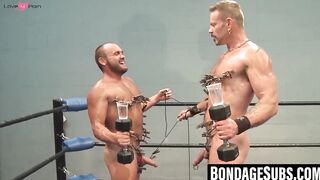 Tatted-Up Hunks Share Intense BDSM Bondage Experience