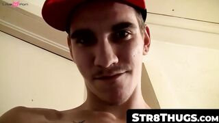 Solo Thug Masturbates With Toys And Blasts A Huge Load