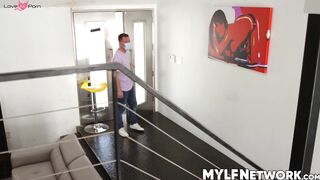 Step-Mom's Bathtub Blowjob & Rough Fucking - StepSon Fucks Mom In The Ass