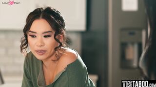Asian Step-Daughter's First Time Riding Her Uncle's Big Dick