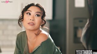 Asian Step-Daughter's First Time Riding Her Uncle's Big Dick