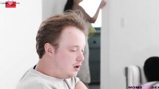 Step Mom's Big Breasts Take Over As She Gives Him An Unforgettable Orgasm