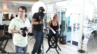 Behind The Scenes Footage of Babes Big Dick Porn Shoot with Abby Roads & Baby Gemini