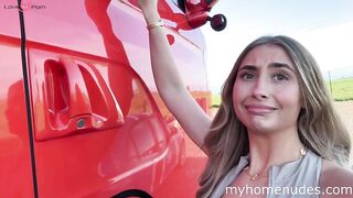 Lily Phiips Fake Trucker Cheating Blowjob & Riding POV