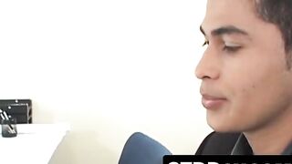 Latino Threesome - Passionate Sex with Three Hunks Filling Pussy