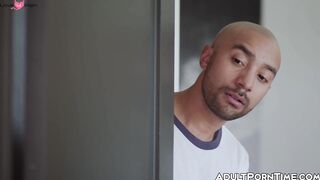 Asian Bombshell Kimmy KIMM Riding A Bald Dude's Big Dick In Hardcore Action