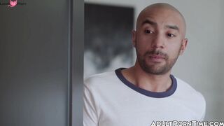 Asian Bombshell Kimmy KIMM Riding A Bald Dude's Big Dick In Hardcore Action
