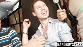 Group Orgasm Party - Horny Guys Gangbanging Twinks in Pool