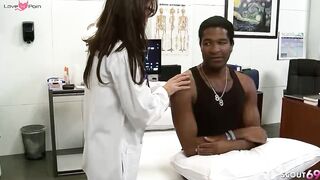 Interracial Passion - Naughty college girl Gets A Big Black Dick
