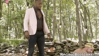 BBC Monster Trapped And Fucked In The Woods By Hunk Stud Grant Ryan