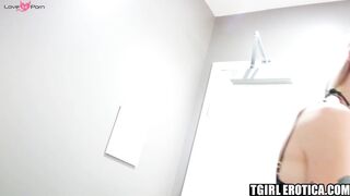 Redheaded Transexual Fucks Blond Babe's Ass - Ink-Trapped