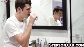Step-Daddy's Bare Ass - Raw Anal Threesome