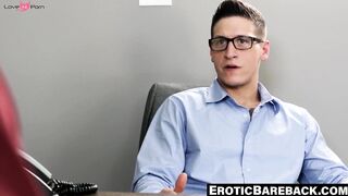 Muscle Stud Dalton Riles Fucks His Hunk Co-Worker Hard - Gay Muscles Porn