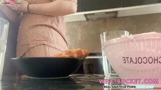 Wet & Wild Morning Blowjob - Wife Serves Up A Sloppy Facial