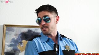 Sexy Officer Nicco Cooper Fucks Clerks Ass In A Steamy Roleplay Scenario