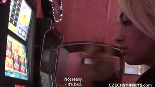 Teen Gambling Adventure in Prague - Old Man Tricks women