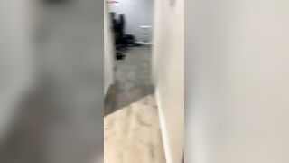 Adrianne Checks In - Hot Blonde Babe Masturbates in Bathroom