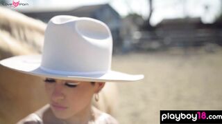 Petite Big-Tit Latino Teen Rides A Hard Dick In Cowboy Boots - MIA VALENTINE