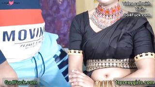 SunshineBabe" - Indian Girl Fucks Her Stepmom's Boyfriend In The Kitchen (Step-MILF)