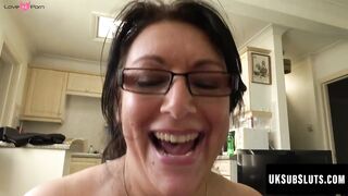 UK Sub Sluts #103 MILF Rough Sex Adventure with Big Boobed Babe Sabrina