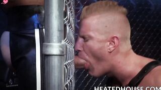 JohnnyV Sucks Off Older Man - Fence Jumping Blowjob