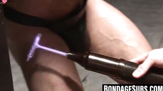 Electrifying Domination - Ink-covered Slave Endures Painful Shock Therapy