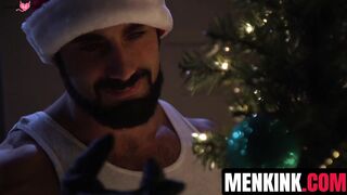 Santa's Helper Gives A Christmas Present To The Hot Blonde - Addison Blue