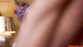 Step-Dad's Hot Blonde Daughter Skye West - Taboo Roleplay POV BJ