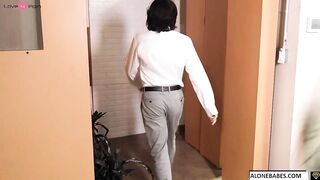 Double-Teamed Elevator Threesome - MILFs Stuck In The Shower With A Stranger