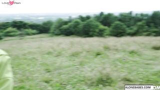 Stranger-in-the Park" - Blonde MILF Fucks Strange Guy In Public For Cash Rewards!