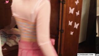 Sexy Sorority Sisters Scissoring Lesbian Action