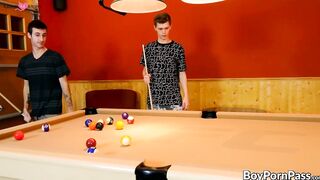 Hunter Sykes Fucks The crap Out Of Jimmy Little In A Poolside Threesome