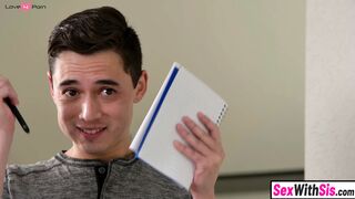 Teen Stepsibling's Hot Pussy Rides Stepbrother's Big Dick - Hardcore Sex