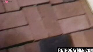 Retro Rimming - Outdoor Anal Play with Hunks from Old Times
