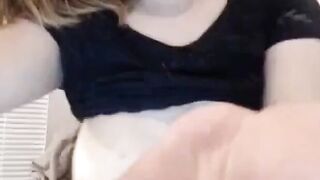 BBW Chubby Girl's Masturbation Session on Cam