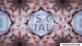 Threesome Frenzy - Dani Daniels Nikkie Benz & Friends Share Facial