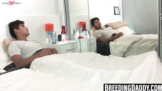 Chubby Doctor Daddy Riding Raw Twinks Ass Hard - Anal Sex POV