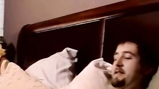 Hairy Amateur Guy Jerks Off To Huge Load On Stomach