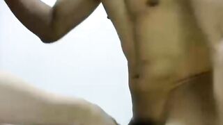 Japanese Teenage Cutie Rides A Stranger In Public