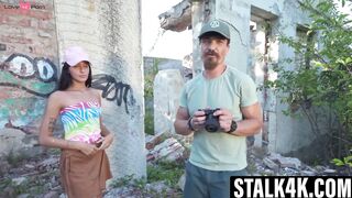 Outdoor Sex Adventure - Public Porn Shoot with Hot Blonde Bombshell