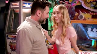 Step-Daddy's Little Slut - Amateur Teen Fucked In Public