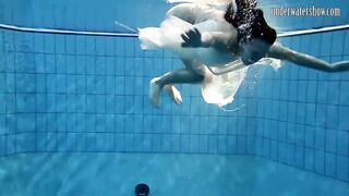 Swimming pool huge hooters 18 yo Andrea