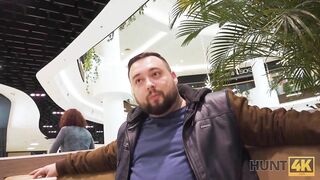 HUNT4K. For money cuck permits hunter to pounded red-haired lover