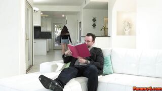 Isabel's asshole opens as Alex slips his gigantic dick