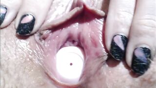 Close up object insertion bdsm movie compilation long clitoris snatch