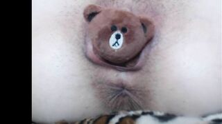 Close up object insertion bdsm movie compilation long clitoris snatch