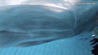 Underwater world of nude babes