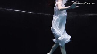 Underwater world of nude babes