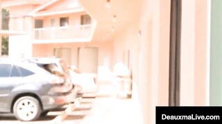 Flight Attendant Deauxma Riding A Penis Inside Ugly Airport Motel!